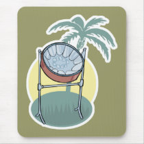 steel drum and palm tree design mousepads by geekme steel drum and palm tree design mousepads