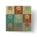 Steel Drum Pop Art Pin