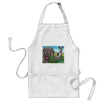 Steel, Fergie, & Rocket Apron