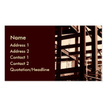 Steel Frame Construction Business Card