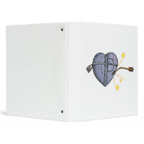 steel heart vinyl binders
