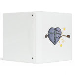 steel heart vinyl binder