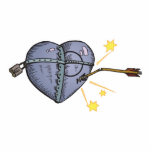 steel heart photo cut out