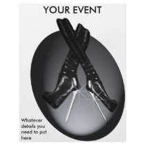 Steel Heels - Boot Fetish Custom Flyer