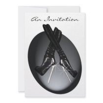 Steel Heels - Boot Fetish Personalized Announcement