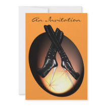 Steel Heels - Boot Fetish Personalized Announcements