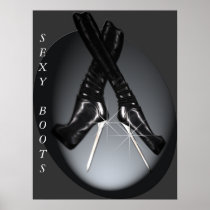 Steel Heels - Boot Fetish Print