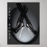 Steel Heels - Boot Fetish Print