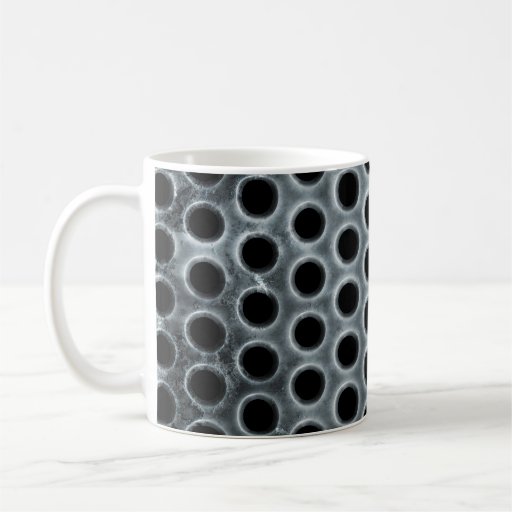 Steel Holes Metal Mesh Pattern Mugs