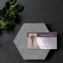 Steel Key Business Card business cards
