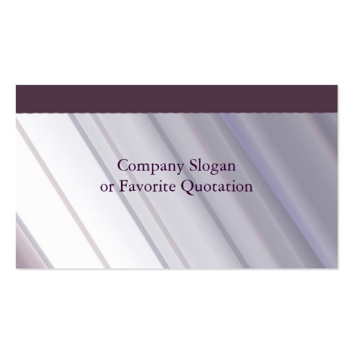 Steel Key Business Card (back side)