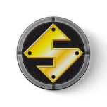 Steel Man Logo Buttons