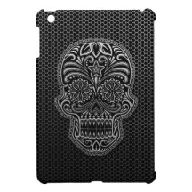 Steel Mesh Sugar Skull Case For The iPad Mini