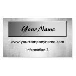 Steel Metal Business Cards