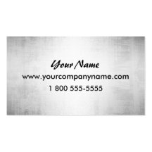 Steel Metal Look Business Cards