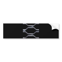 STEEL METAL PATTERN SHAPES TOUGH ROUGH BACKGROUNDS BUMPER STICKER