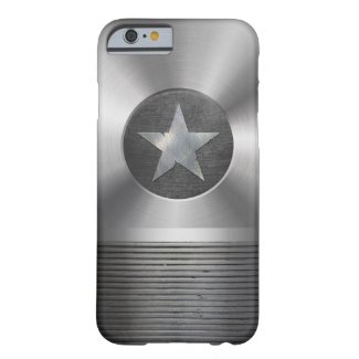 Steel & Metal Superhero Star Shield Barely There iPhone 6 Case