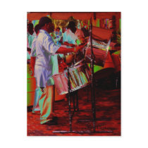 Steel Pan Drummer SD0104 postcards by blairimageworks Steel Pan Drummer SD0104 postcards