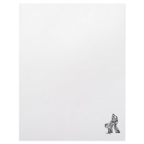 Steel Pan Player outline Custom Letterhead