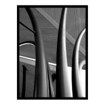 Steel Pillars Poster (BW) posters