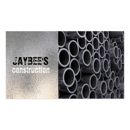 Steel Pipes Business Card (front side)