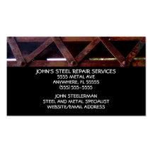 Steel Repair Services Business Card