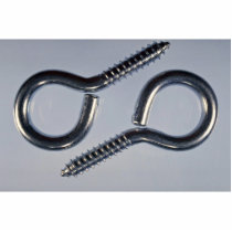 Steel screw eyes photo sculptures