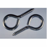 Steel screw eyes photo sculptures