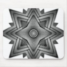 Steel Star Burst Mouse Mat