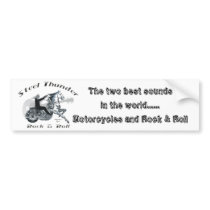 Steel Thunder Rock & Roll bumper stickers