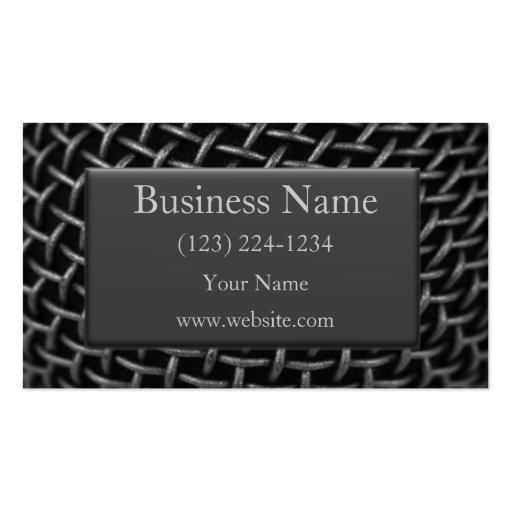 Steel Wire Business Card (front side)