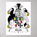 Steele Family Crest Posters