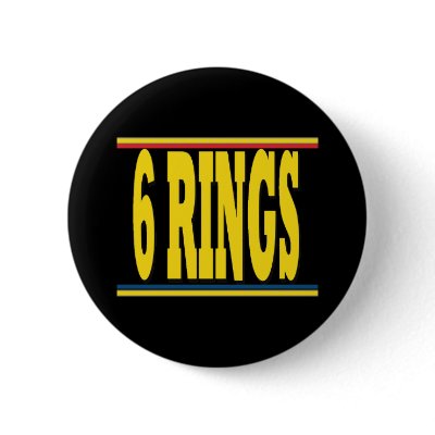 Steelers: Rings Black Button by pharrisart