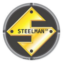 STEELMAN'S LOGO stickers