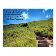 Steep Mountain Ascent Postcards