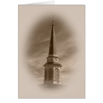 Steeple Blank Greeting Card