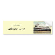 Steeplechase Pier, Atlantic City NJ 1909 Bumper Sticker