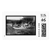 Steeplechase Track Race 1912 Stamp