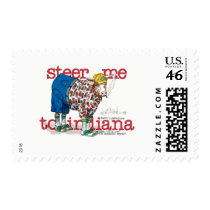 Steer me to Indiana postage
