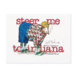 Steer me to Indiana Post Card