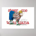 Steer Me to Indiana Print