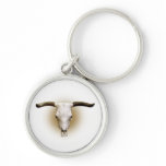 steer skull key chain