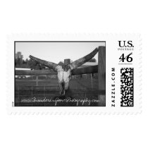 Steer Skull, www.ThunderingHooves... postage