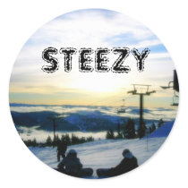 STEEZY SNOWBOARDING stickers