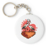 Stefan and Stefanie Stork Key Chains