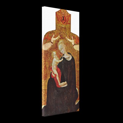 Stefano di Giovanni - Maria crowned by angels Canvas Prints