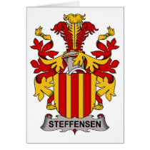 Steffensen Family Crest cards