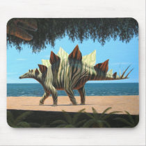 Stegosaurus Allosaurus Mouse Pad