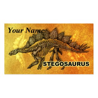 Stegosaurus Business Card Template