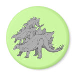 Stegosaurus magnets